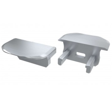 ZAŚLEPKA B OKRĄGŁA Z OTWOREM SZARA