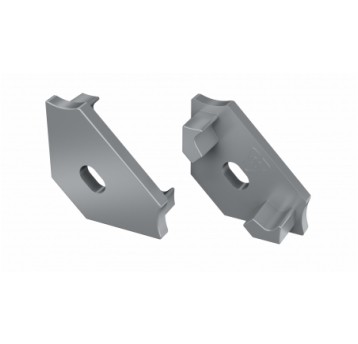 ZAŚLEPKA C Z OTWOREM SZARA