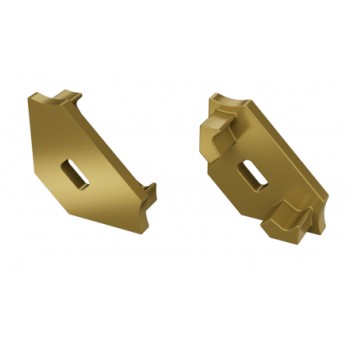 ZAŚLEPKA C Z OTWOREM ZŁOTY MAT