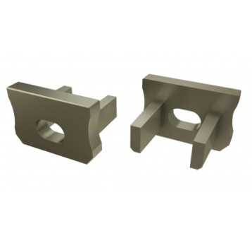 ZAŚLEPKA X Z OTWOREM INOX