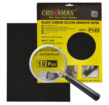 ZESTAW 10 SZTUK PAPIERU ŚCIERNEGO GRADACJA 120