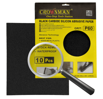 ZESTAW 10 SZTUK PAPIERU ŚCIERNEGO GRADACJA 60