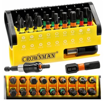 ZESTAW 18 SZTUK BITÓW WKRĘTAKOWYCH