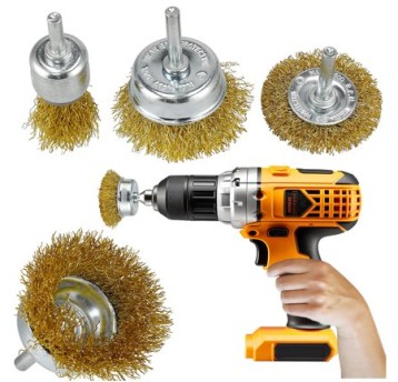 ZESTAW 3 SZCZOTEK DRUCIANYCH DO WIERTARKI