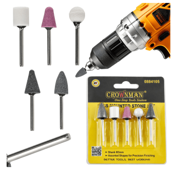 ZESTAW 5 SZTUK KAMIENI DO MINI SZLIFIERKI