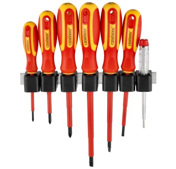 ZESTAW 7 SZTUK WKRĘTAKÓW IZOLOWANYCH Z CERTYFIKATEM VDE