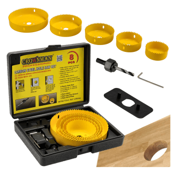 ZESTAW OTWORNIC KARBONOWYCH DO METALU