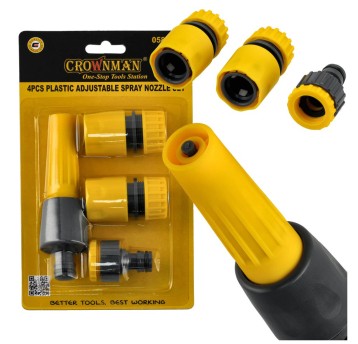 ZESTAW PLASTIKOWY DYSZA ZRASZAJĄCA+3 ZŁACZKI