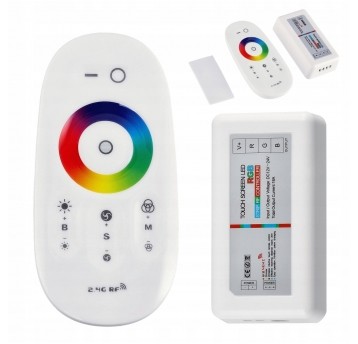 ZESTAW STEROWNIK + PILOT RGB 2,4G RF DC12-24V