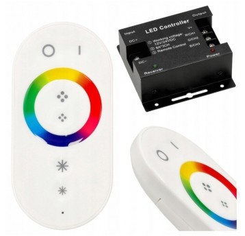 ZESTAW STEROWNIK + PILOT RGB RF OWAL W