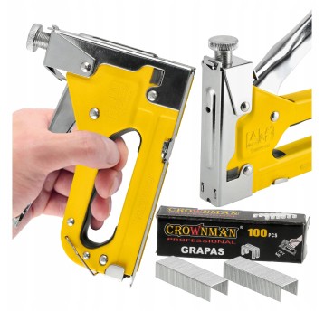 ZESTAW ZSZYWACZ TAPICERSKI + 100 SZTUK ZSZYWEK 0.7X8MM