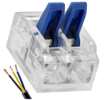 ZŁĄCZKA INSTALACYJNA ZACISKOWA 2-PRZEWODOWA /100 s