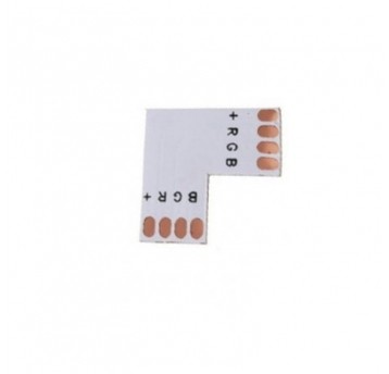 ZŁĄCZKA NAROŻNA DO TAŚM LED RGB 10MM 4PIN