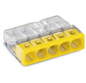 ZŁĄCZKA WAGO ZACISKOWA 5-OTWOROWA 2273-205 100SZT.